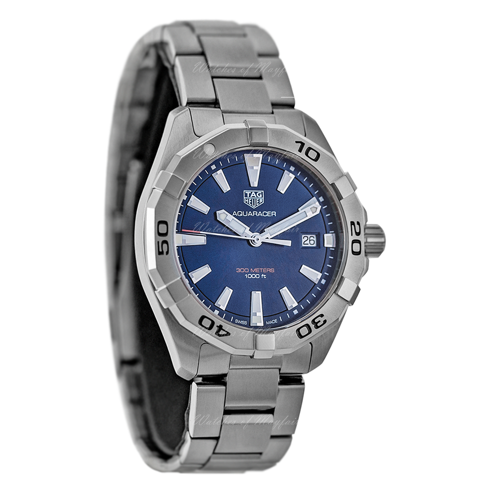 Shop Authentic Tag Heuer Aquaracer Blue Dial Watch for Men - WBD1112.BA0928 - Luxxuri