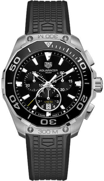 Shop Authentic Tag Heuer Aquaracer Black Dial Watch for Men - CAY111A.FT6041 - Luxxuri