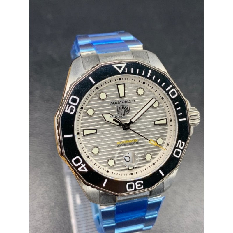 Shop Authentic Tag Heuer Aquaracer Professional 300 Automatic Silver Dial Silver Steel Strap Watch for Men - WBP201C.BA0632 - Luxxuri
