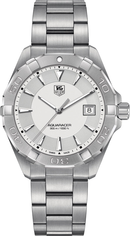 Shop Authentic Tag Heuer Aquaracer White Dial Watch for Men - WAY2111.BA0928 - Luxxuri