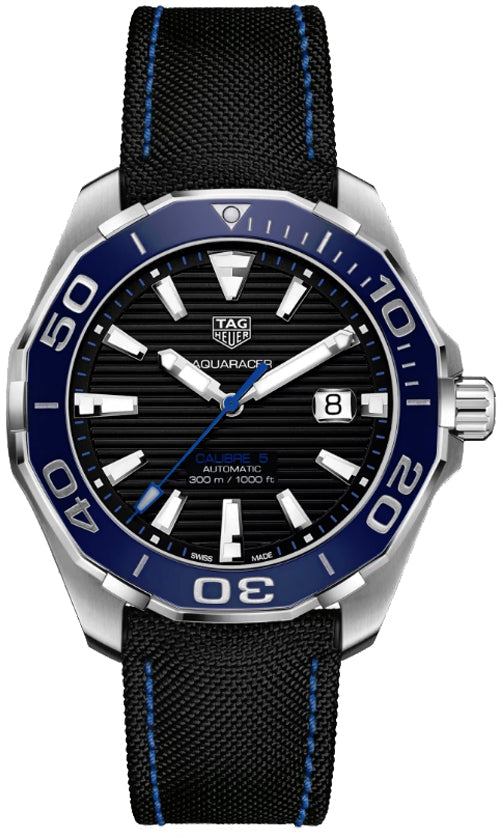 Shop Authentic Tag Heuer Aquaracer Black Dial Watch for Men - WAY201C.FC6395 - Luxxuri