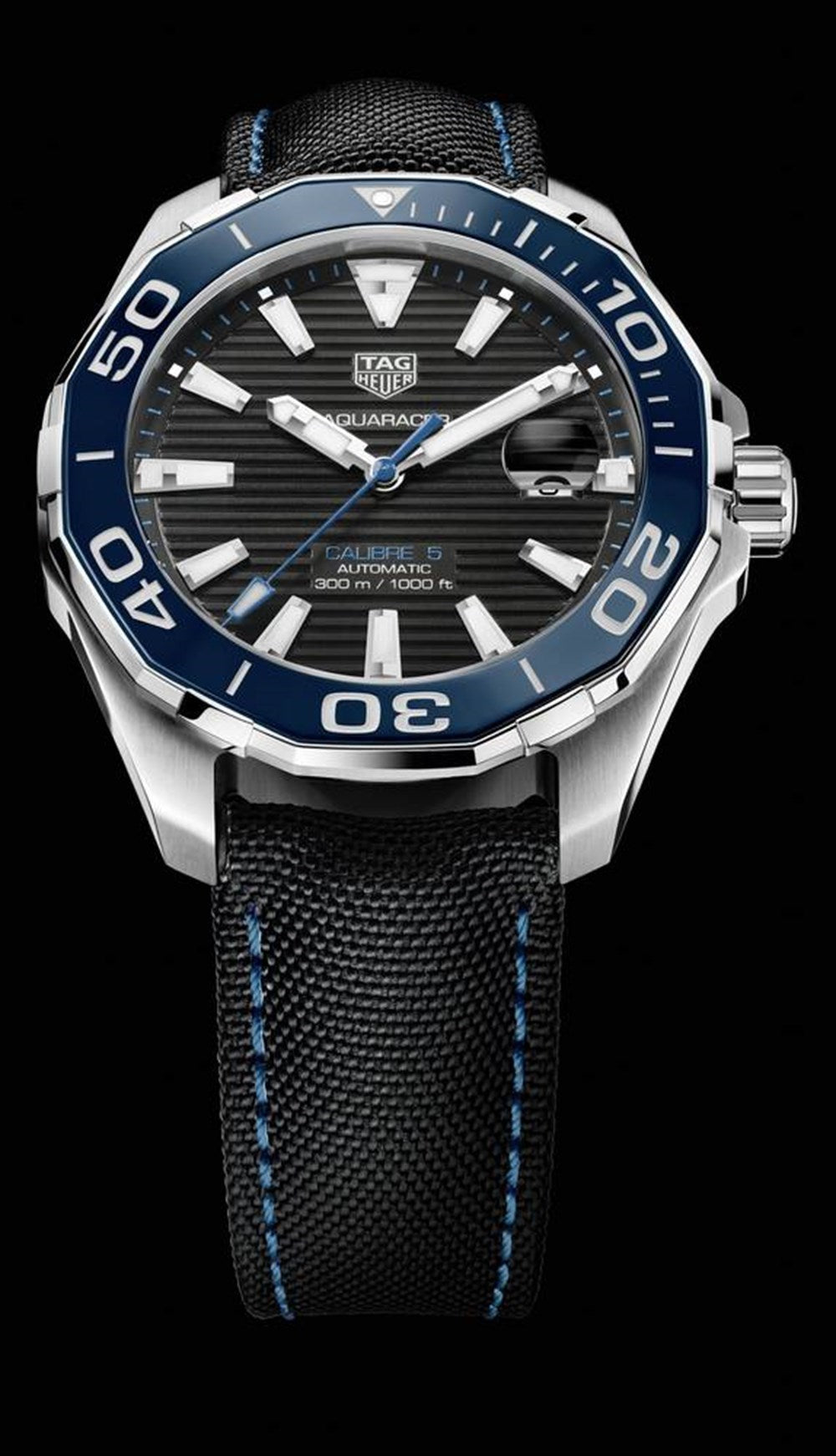 Shop Authentic Tag Heuer Aquaracer Black Dial Watch for Men - WAY201C.FC6395 - Luxxuri