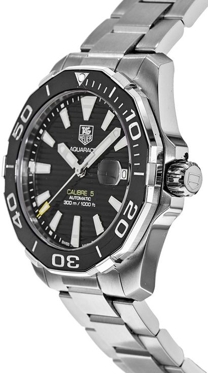 Shop Authentic Tag Heuer Aquaracer Black Dial Watch for Men - WAY211A.BA0928 - Luxxuri
