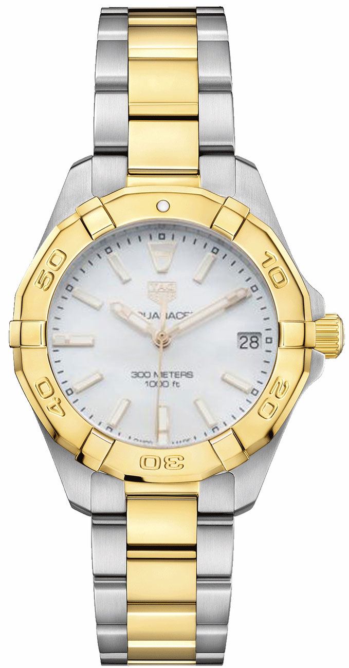 Shop Authentic Tag Heuer Aquaracer Mother of Pearl Dial Watch for Women - WBD1320.BB0320 - Luxxuri