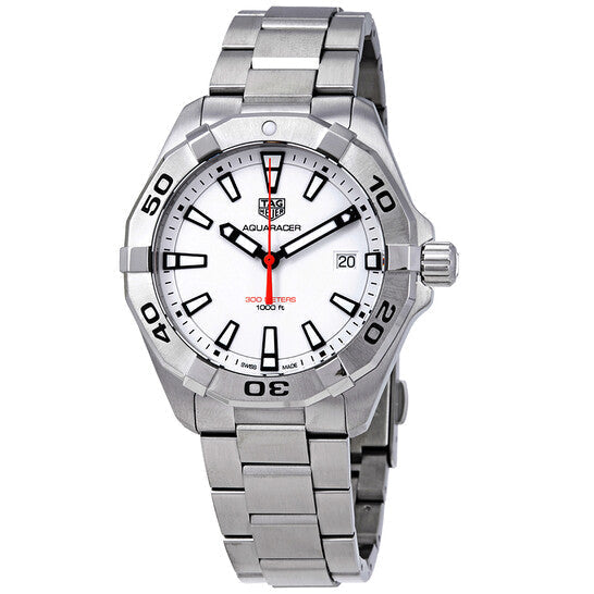 Shop Authentic Tag Heuer Aquaracer White Dial Watch for Men - WBD1111.BA0928 - Luxxuri