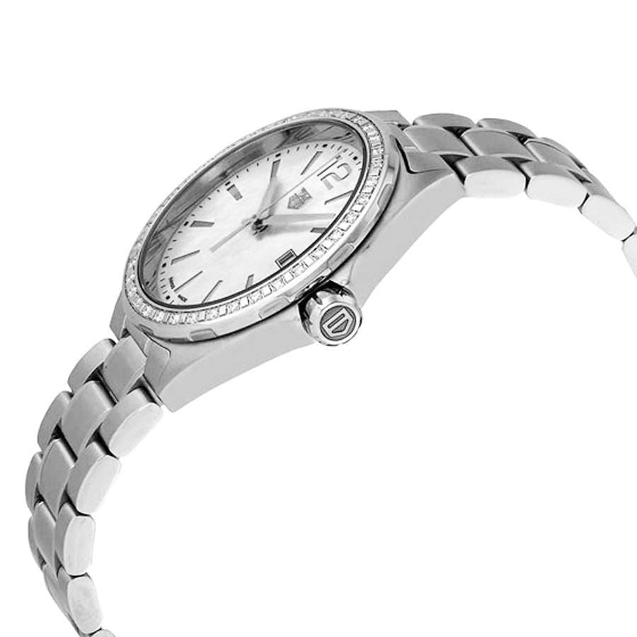 Shop Authentic Tag Heuer Formula 1 Quartz Diamonds Mother of Pearl Dial Silver Steel Strap Watch for Women - WBJ131A.BA0666 - Luxxuri
