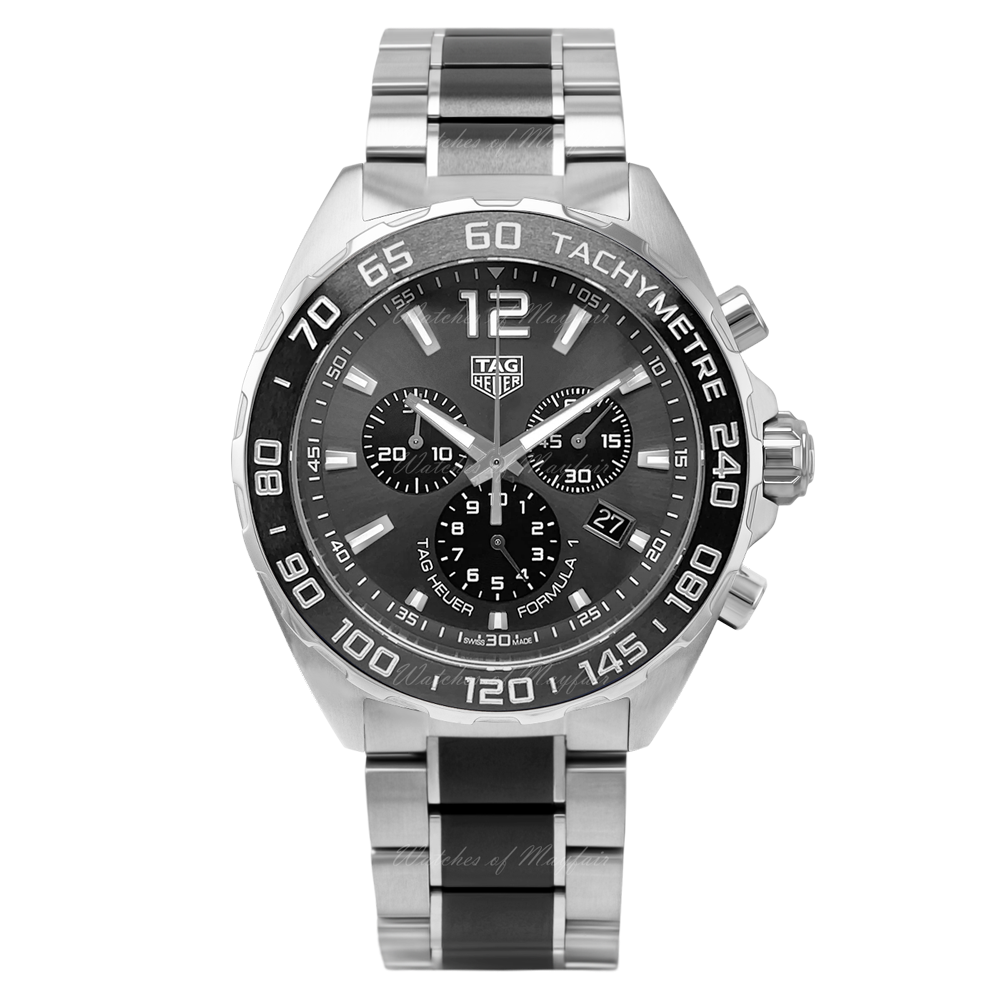 Shop Authentic Tag Heuer Formula 1 Anthracite Dial Two Tone Steel Strap Watch For Men - CAZ1011.BA0843 - Luxxuri