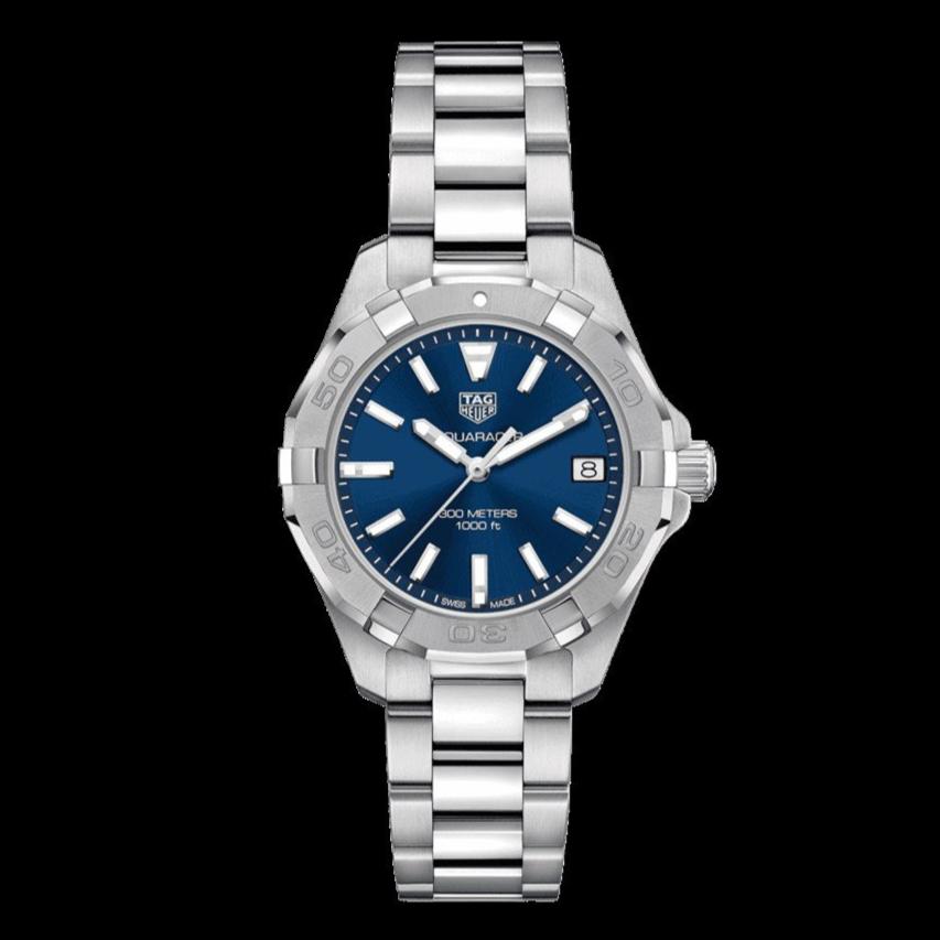 Shop Authentic Tag Heuer Aquaracer Blue Dial Watch for Women - WBD1312.BA0740 - Luxxuri