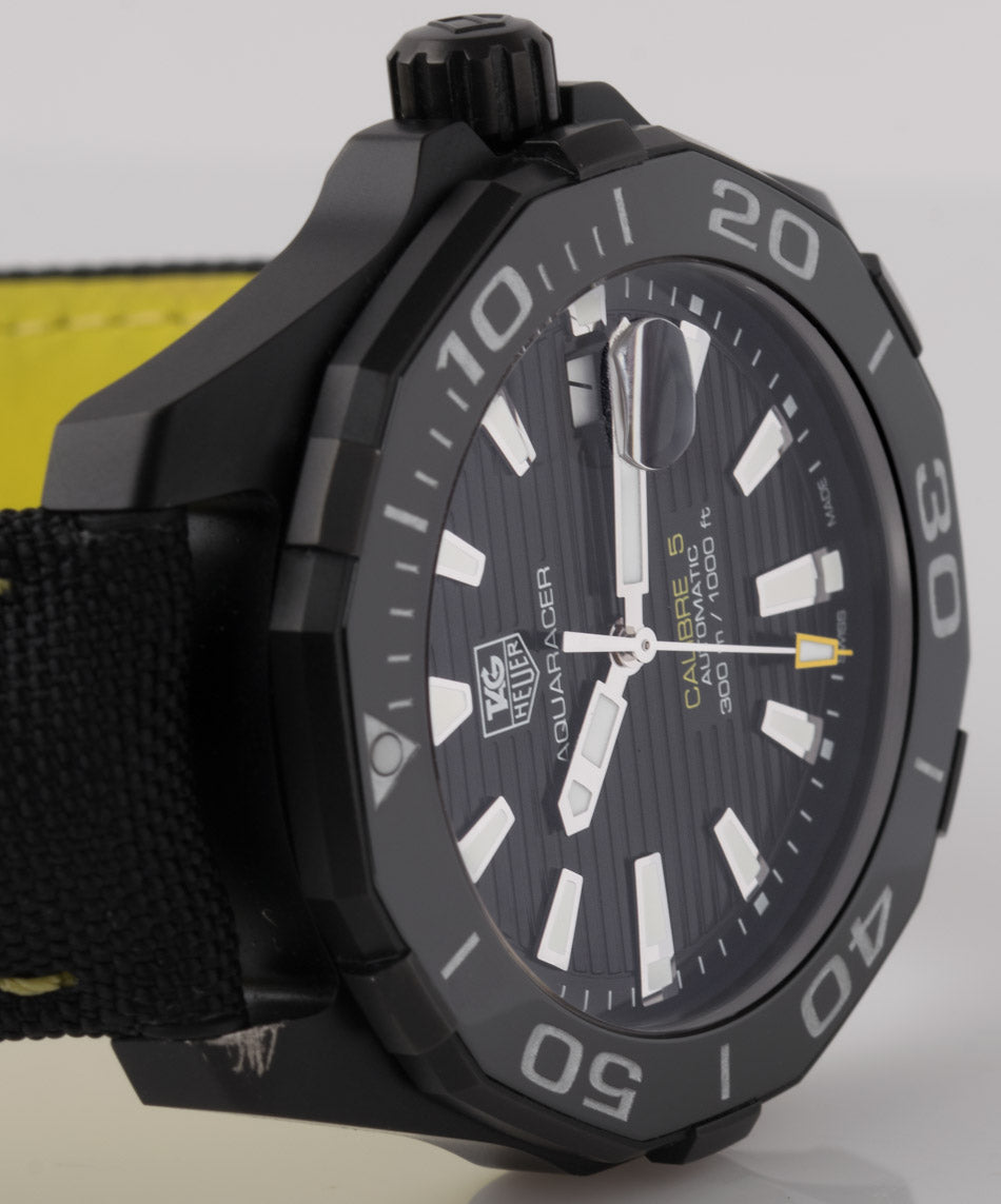 Shop Authentic Tag Heuer Aquaracer Black Dial Watch for Men - WAY218A.FC6362 - Luxxuri