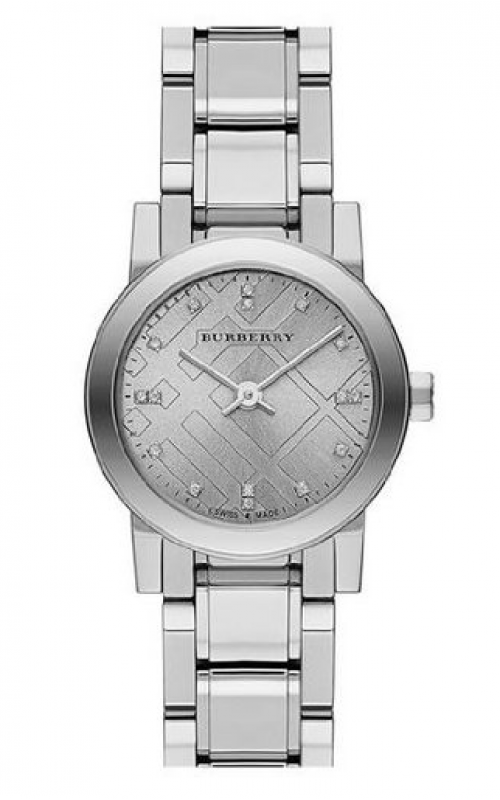 Shop Authentic Burberry The City Silver Diamonds Dial Silver Steel Strap Watch for Women - BU9230 - Luxxuri