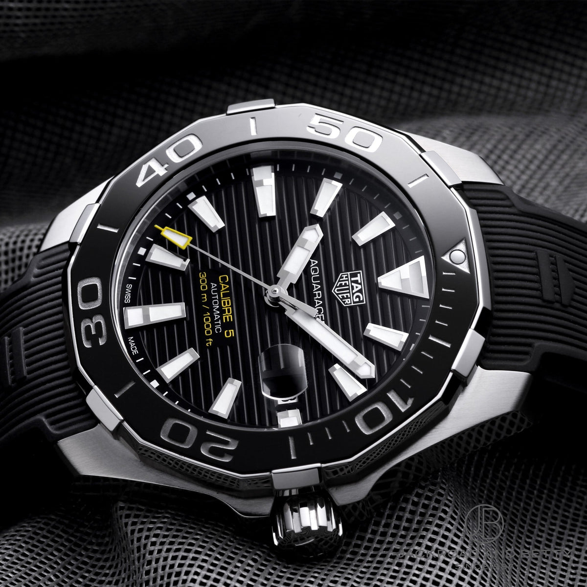 Shop Authentic Tag Heuer Aquaracer Black Dial Watch for Men - WAY201A.FT6142 - Luxxuri