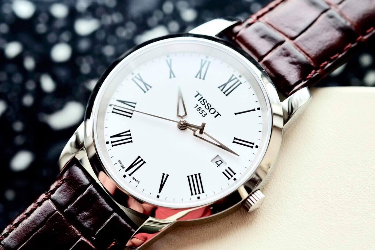 Shop Authentic Tissot T Classic Dream White Dial Brown Leather Strap Watch for Men - T033.410.16.013.01 - Luxxuri