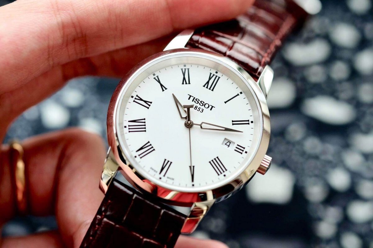 Shop Authentic Tissot T Classic Dream White Dial Brown Leather Strap Watch for Men - T033.410.16.013.01 - Luxxuri