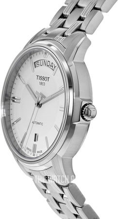 Shop Authentic Tissot T Classic Automatic III Day Date White Dial Silver Steel Strap Watch for Men - T065.930.11.031.00 - Luxxuri