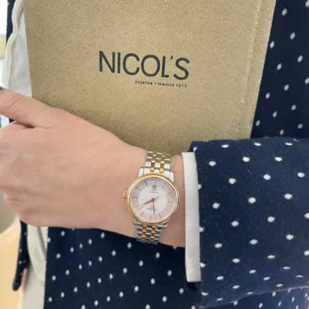 Shop Authentic Tissot T Classic Carson Premium 30 White Dial Two Tone Steel Strap Watch for Women - T122.207.22.031.01 - Luxxuri