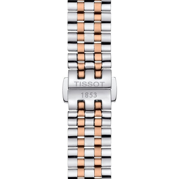 Shop Authentic Tissot T Classic Carson Premium 30 White Dial Two Tone Steel Strap Watch for Women - T122.207.22.033.00 - Luxxuri
