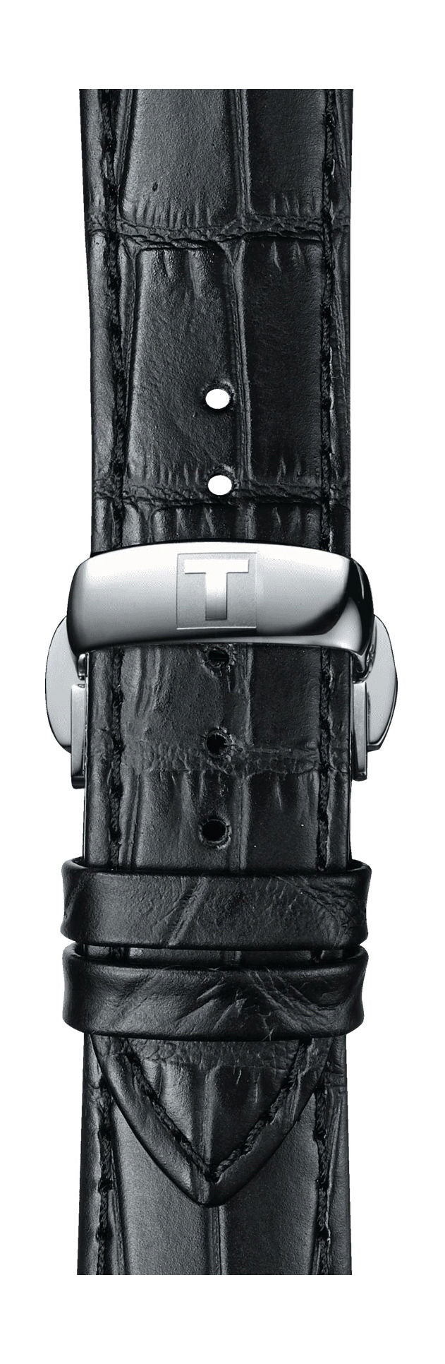 Shop Authentic Tissot T Classic Chemin Des Tourelles Chronograph Black Dial Black Leather Strap Watch For Men - T099.427.16.058.00 - Luxxuri