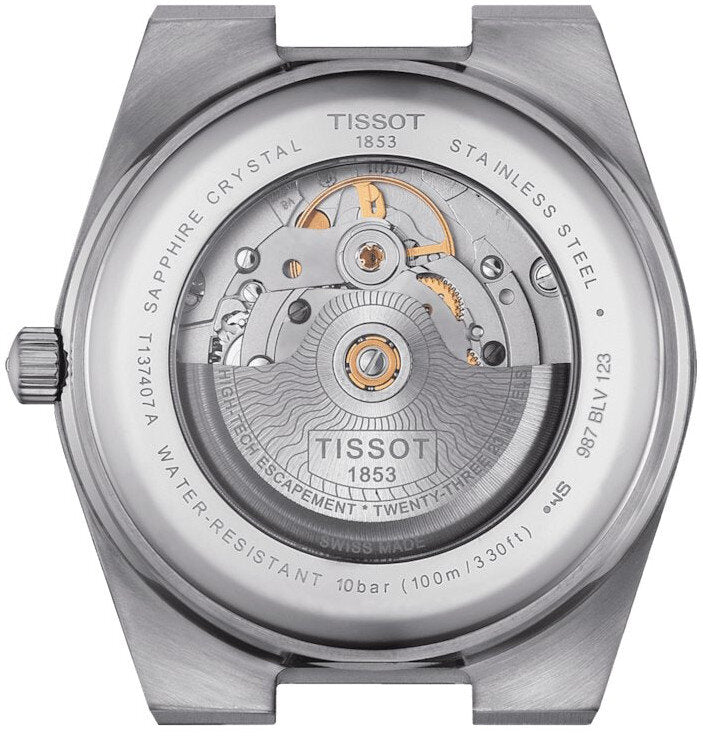 Shop Authentic Tissot Powermatic 80 Automatic Gradient Blue Dial Silver Steel Strap Watch for Men - T137.407.11.051.01 - Luxxuri