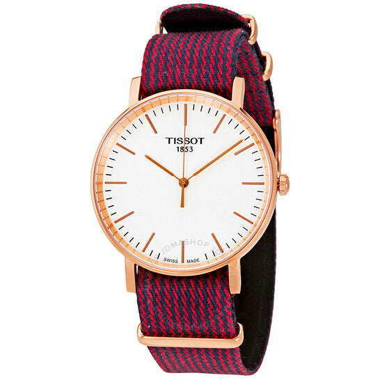 Shop Authentic Tissot T Classic Everytime Medium White Dial Two Tone NATO Strap Watch for Men - T109.410.38.031.00 - Luxxuri