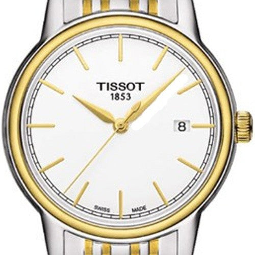 Shop Authentic Tissot T Classic Carson Quartz White Dial Two Tone Steel Strap Watch for Men - T085.410.22.011.00 - Luxxuri