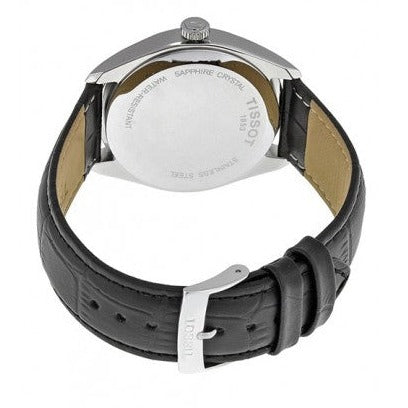 Shop Authentic Tissot T Classic PR 100 White Dial Black Leather Strap Watch for Men - T101.410.16.031.00 - Luxxuri