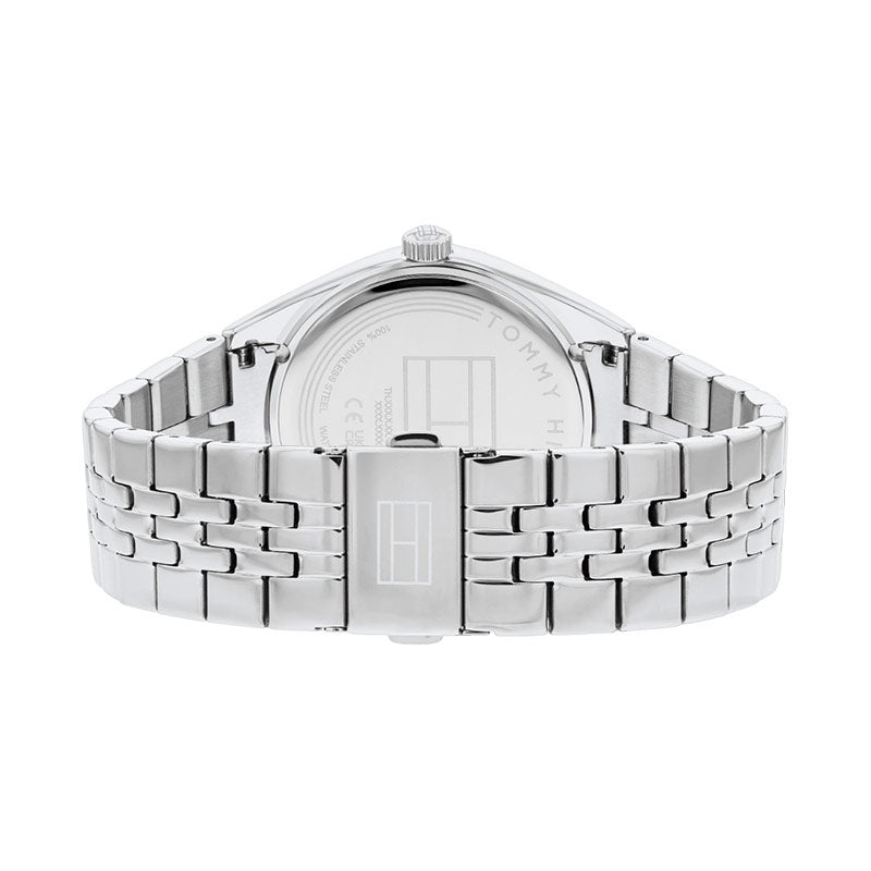Shop Authentic Tommy Hilfiger Monica Multifunction Chronograph Pink Dial Silver Steel Strap Watch For Women - 1782590 - Luxxuri