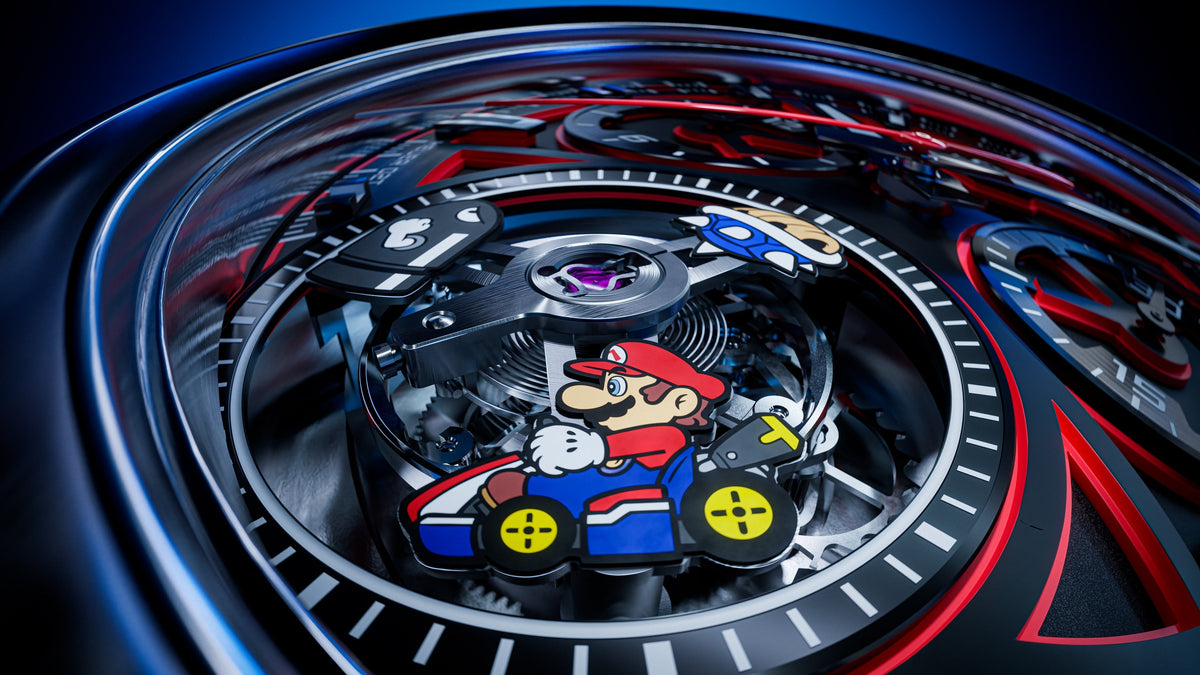 Shop Authentic Tag Heuer Formula 1 Mario Kart Chronograph Black Dial Black Leather Strap Watch for Men - CAZ201E.FC6517 - Luxxuri