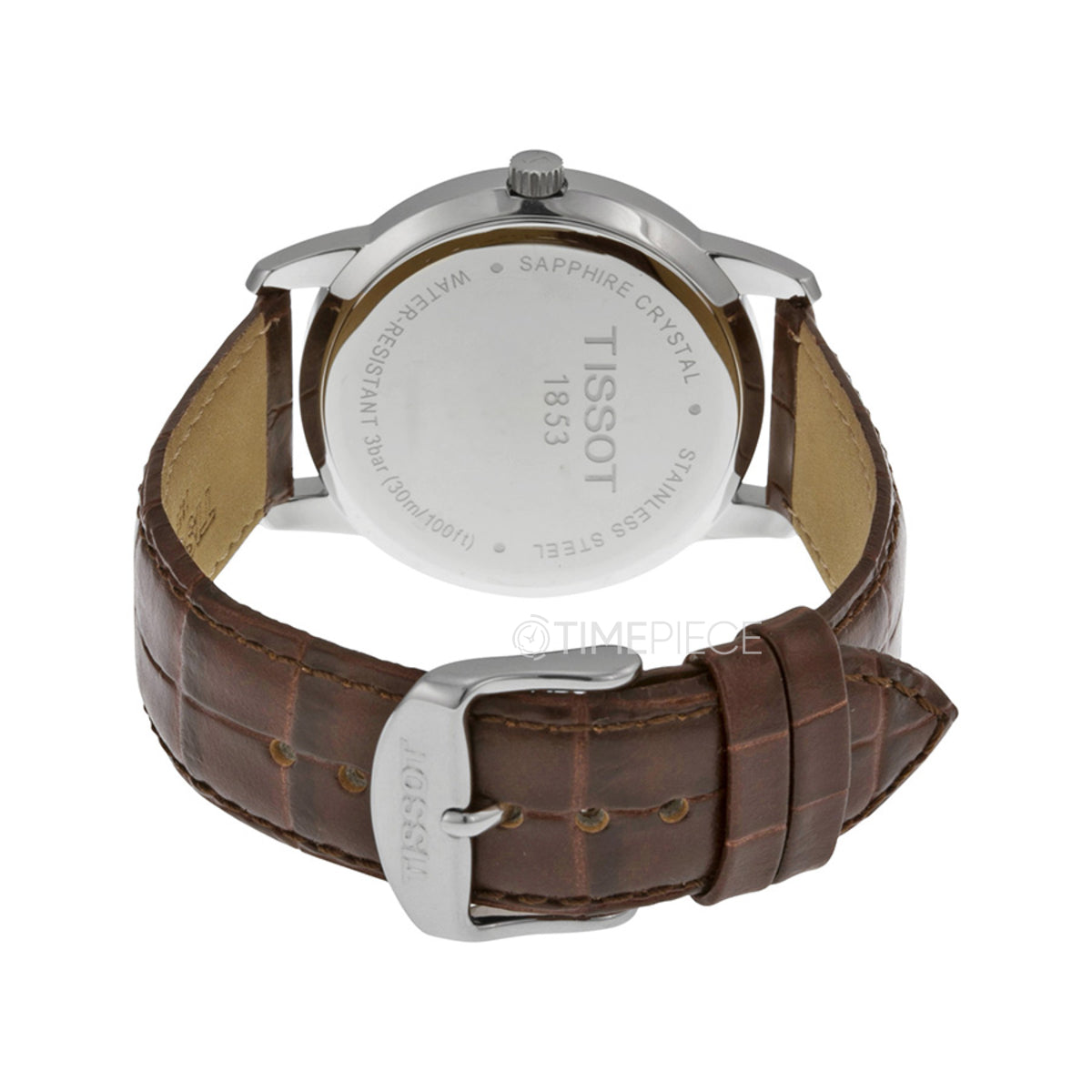 Shop Authentic Tissot T Classic Dream White Dial Brown Leather Strap Watch for Men - T033.410.16.013.01 - Luxxuri