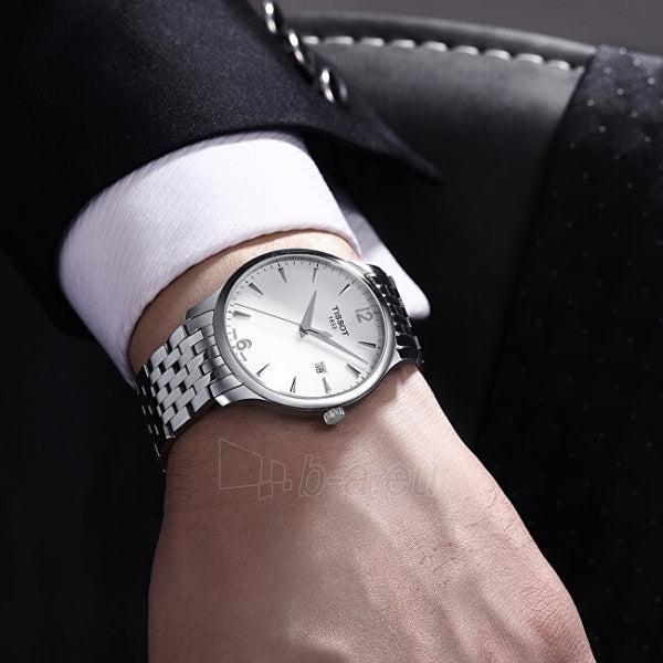 Shop Authentic Tissot T Classic Tradition White Dial Two Tone Mesh Bracelet Watch for Women - T063.210.22.037.00 - Luxxuri