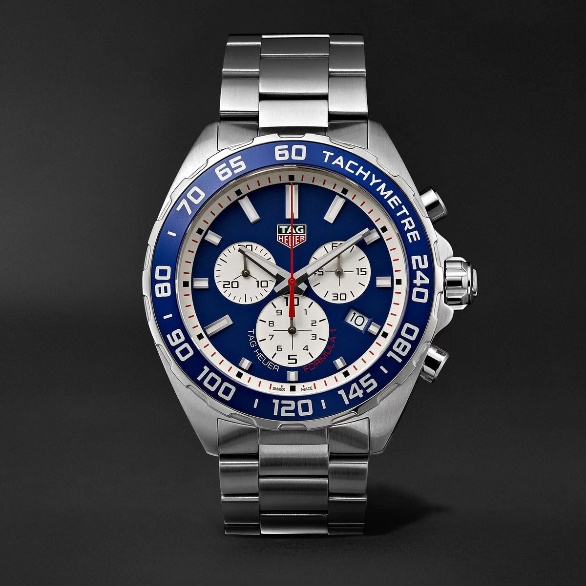 Shop Authentic Tag Heuer Formula 1 Blue Dial Silver Steel Strap Watch for Men - CAZ1018BA0842 - Luxxuri