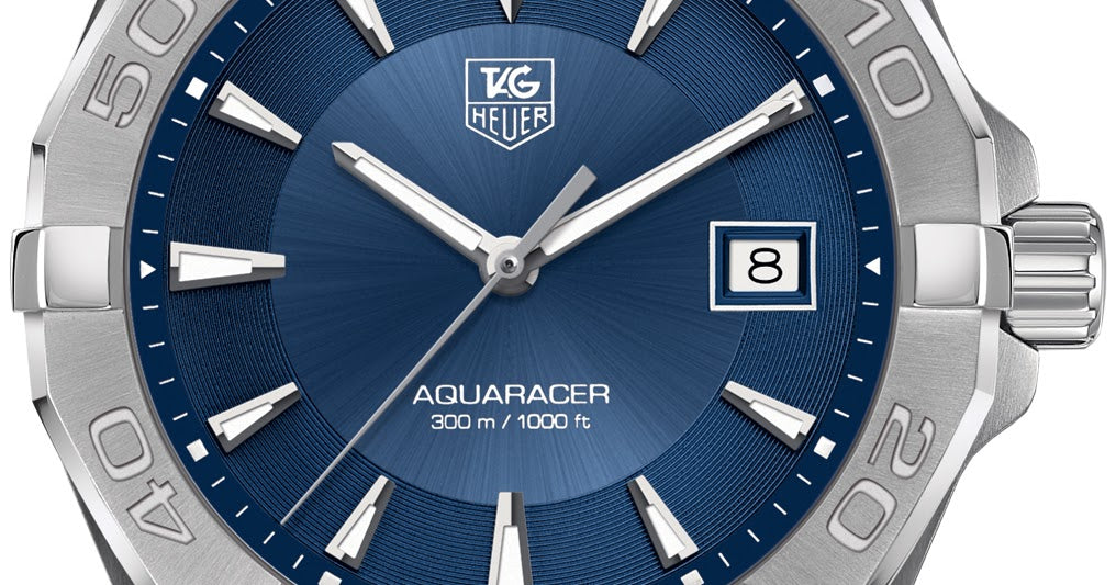 Shop Authentic Tag Heuer Aquaracer Blue Dial Watch for Men - WAY1112.BA0928 - Luxxuri