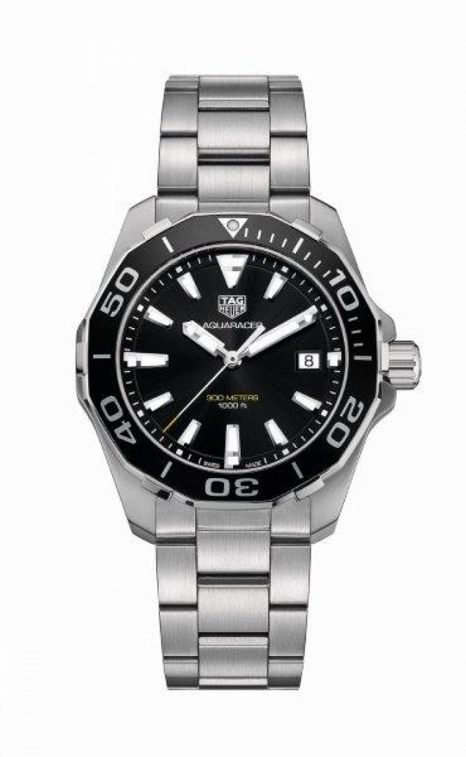 Shop Authentic Tag Heuer Aquaracer Black Dial Watch for Men - WAY111A.BA0928 - Luxxuri