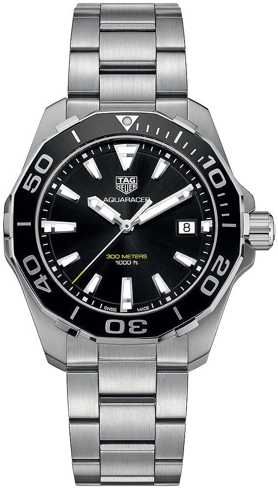 Shop Authentic Tag Heuer Aquaracer Black Dial Watch for Men - WAY111A.BA0928 - Luxxuri