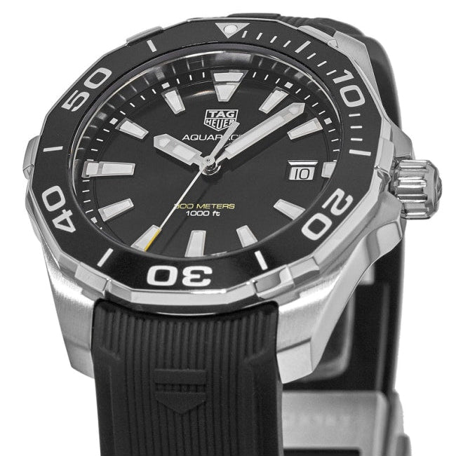 Shop Authentic Tag Heuer Aquaracer Black Dial Watch for Men - WAY111A.FT6151 - Luxxuri