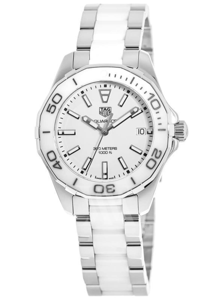 Shop Authentic Tag Heuer Aquaracer White Dial Watch for Women - WAY131B.BA0914 - Luxxuri