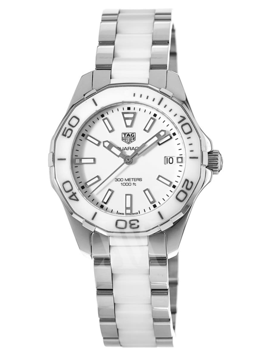 Shop Authentic Tag Heuer Aquaracer White Dial Watch for Women - WAY131B.BA0914 - Luxxuri