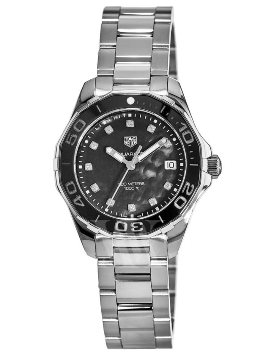 Shop Authentic Tag Heuer Aquaracer Black Dial Watch for Women - WAY131M.BA0748 - Luxxuri