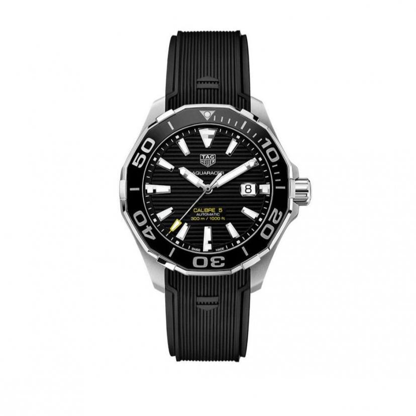 Shop Authentic Tag Heuer Aquaracer Black Dial Watch for Men - WAY201A.FT6142 - Luxxuri