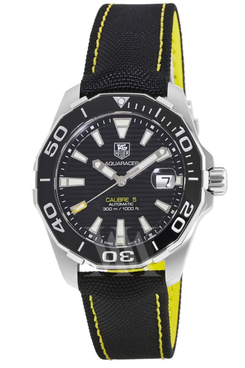 Shop Authentic Tag Heuer Aquaracer Black Dial Watch for Men - WAY211A.FC6362 - Luxxuri
