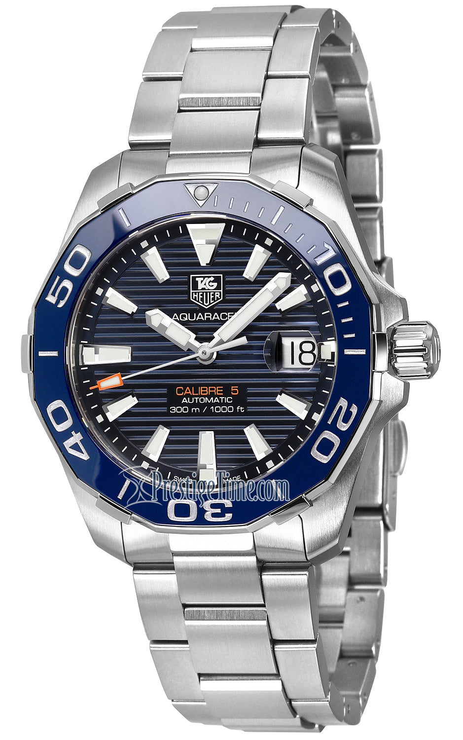 Shop Authentic Tag Heuer Aquaracer Blue Dial Watch for Men - WAY211C.BA0928 - Luxxuri