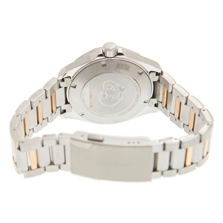 Shop Authentic Tag Heuer Aquaracer Calibre 5 Automatic White Dial Two Tone Steel Strap Watch for Men - WAY2150.BD0911 - Luxxuri
