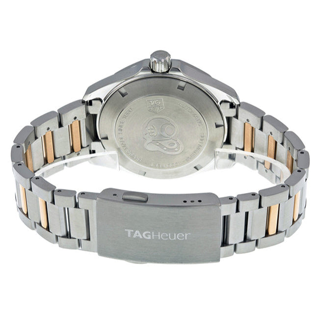 Shop Authentic Tag Heuer Aquaracer Calibre 5 Automatic White Dial Two Tone Steel Strap Watch for Men - WAY2150.BD0911 - Luxxuri
