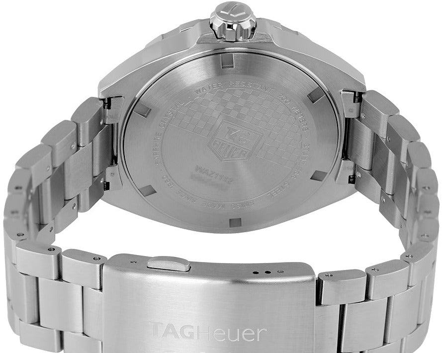Shop Authentic Tag Heuer Formula 1 Stainless Steel 41mm Black Dial Silver Steel Strap Watch for Men - WAZ1112.BA0875 - Luxxuri