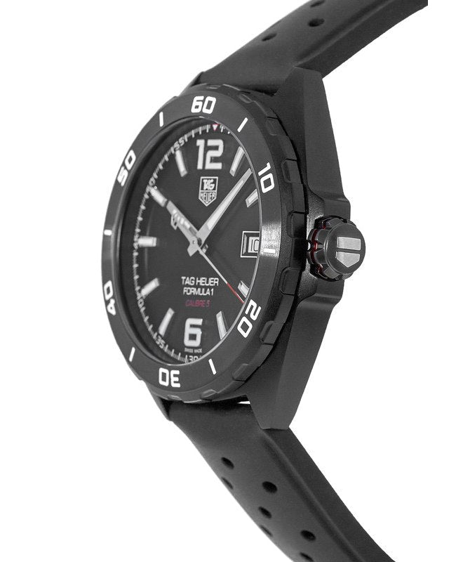 Shop Authentic Tag Heuer Formula 1 Automatic Black Dial Black Rubber Strap Watch for Men - WAZ2115.FT8023 - Luxxuri