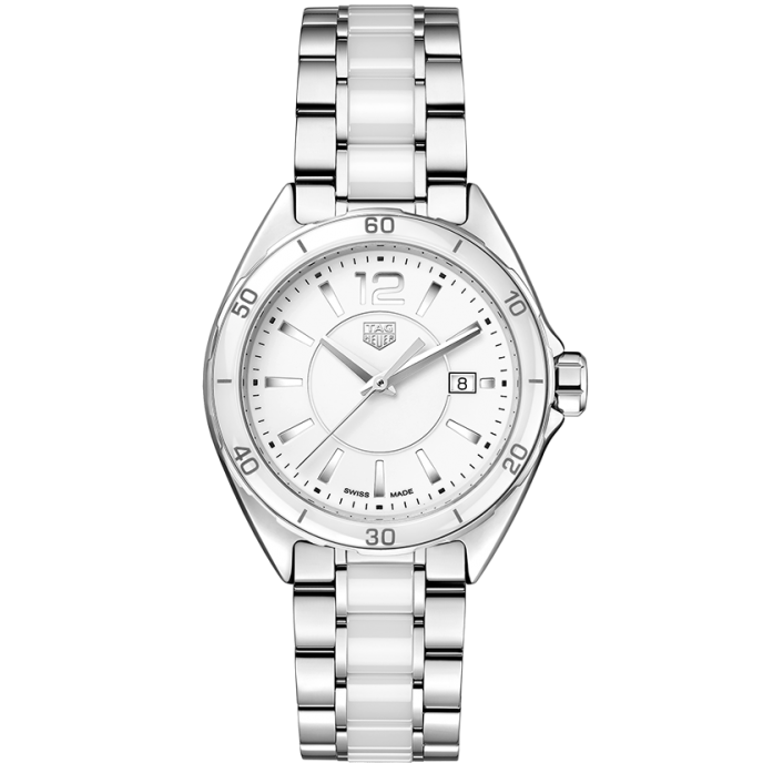 Shop Authentic Tag Heuer Formula 1 Quartz White Dial Two Tone Steel Strap Watch for Women - WBJ141AC.BA0974 - Luxxuri