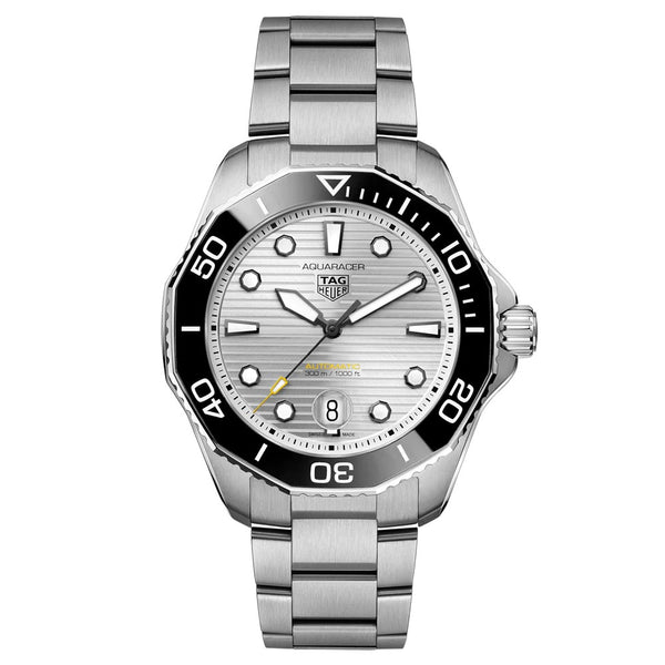 Shop Authentic Tag Heuer Aquaracer Professional 300 Automatic Silver Dial Silver Steel Strap Watch for Men - WBP201C.BA0632 - Luxxuri