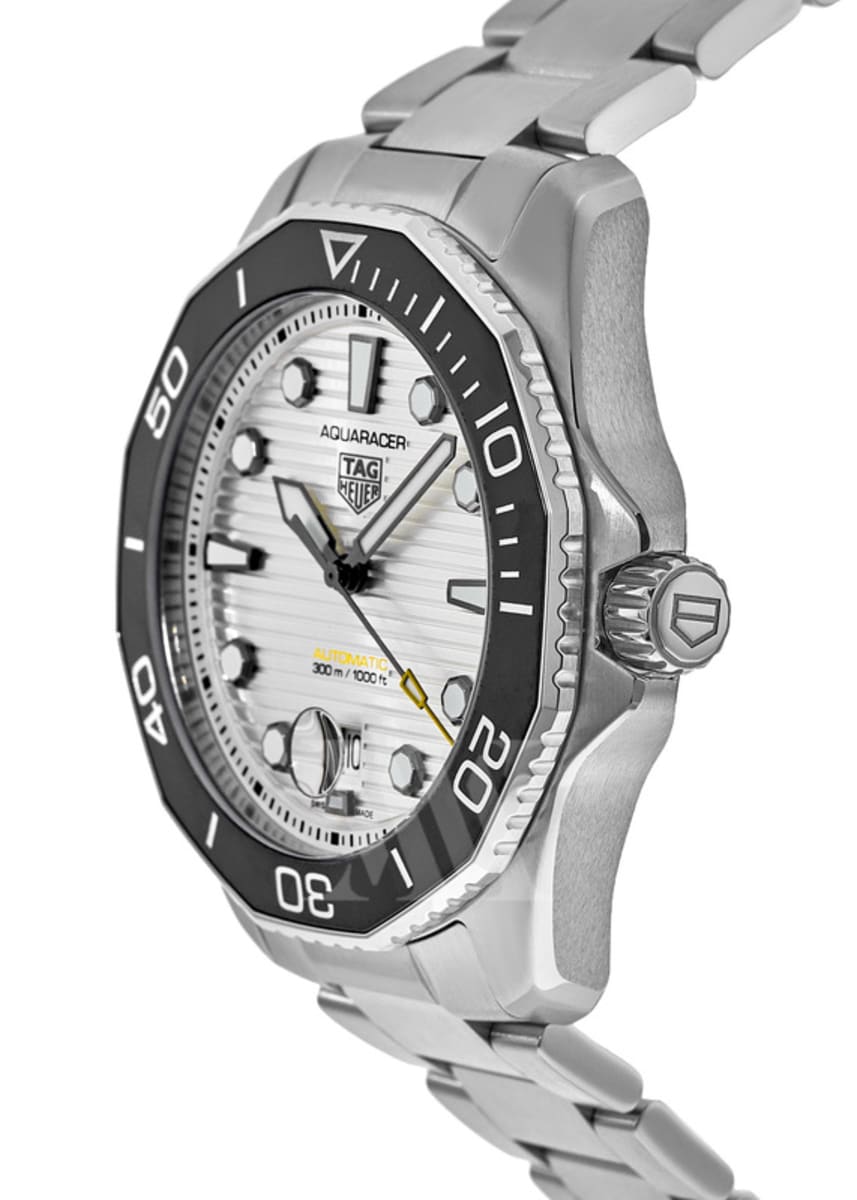 Shop Authentic Tag Heuer Aquaracer Professional 300 Automatic Silver Dial Silver Steel Strap Watch for Men - WBP201C.BA0632 - Luxxuri