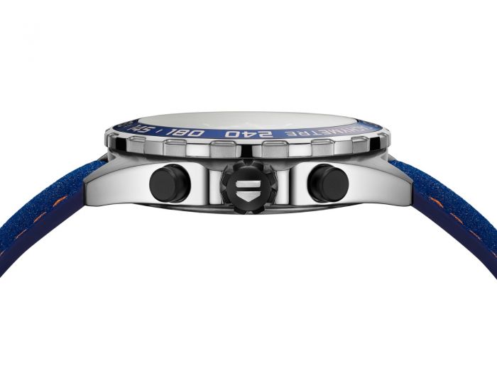 Shop Authentic Tag Heuer Formula 1 Gulf Edition Blue Dial Blue Leather Strap Watch for Men - CAZ101N.FC8243 - Luxxuri