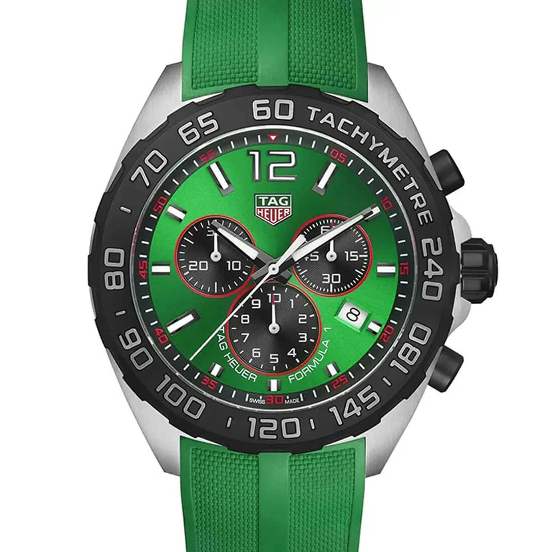 Shop Authentic Tag Heuer Formula 1 Green Dial Watch for Men - CAZ101AP.FT8056 - Luxxuri