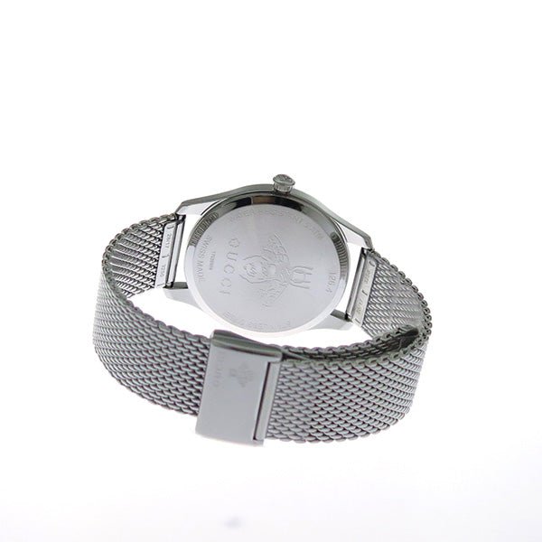 Gucci G-Timeless Mother of Pearl Dial Silver Mesh Bracelet Watch For Women - YA1264040